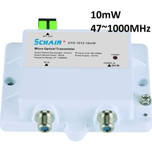 Mini Micro Optical Transmitter 10mw FTTH 12V DC 1310nm 1550nm CATV with SC APC FTTH Optical Transmitter Fibra Optica Tool