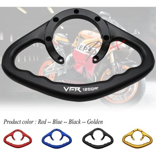 Motorcycle Passenger Handgrips Hand Grip Tank Grab Bar Handle Armrest For Honda VFR1200F 2008 - 2017