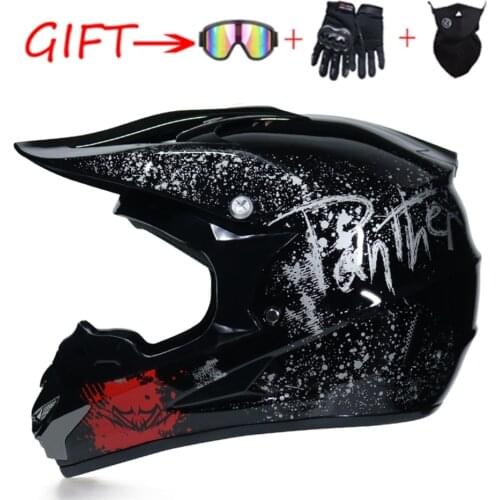 Motorcycle Adult Motocross Off Road Helmet ATV Dirt Bike Downhill MTB DH Racing Helmet Cross Helmet Capacetes With 3 Free Gifts