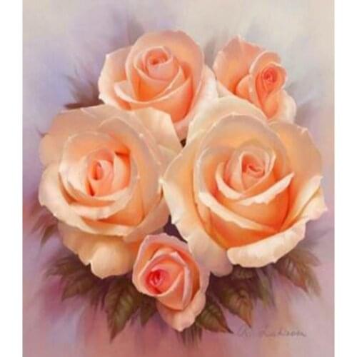 Fantasy Flower Abstract Art DIY Crystal Full Drill Square 5D Diamond Painting 3D Cross Stitch Kit mosaic Round Rhinestone GJ7535