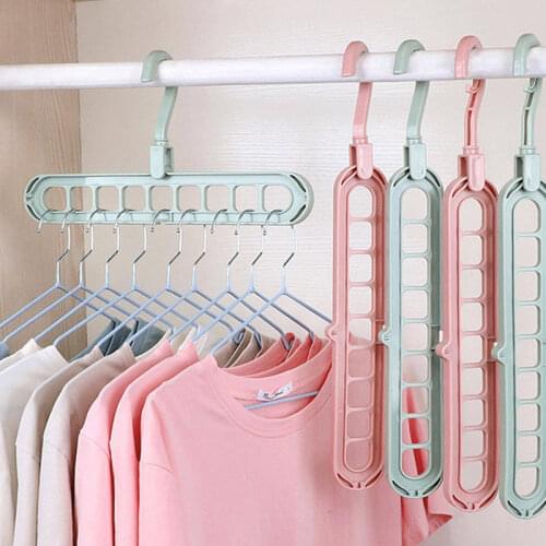 Home Storage Organization Clothes Hanger Drying Rack Plastic Scarf Clothes Hangers Storage Racks Wardrobe Storage Hanger