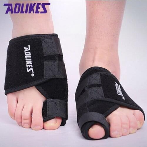 AOLIKES 2 Pcs /Lot Toe Orthopedic Feet Care Hallux Valgus Posture Correction Bands Foot Protective Fixed Sports Safety
