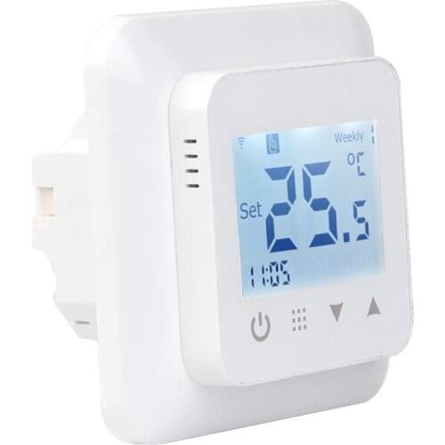 Wi-Fi Control Programmable LCD Thermostat Voice Control Touch Screen Home Heating System