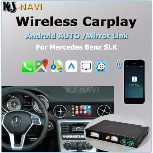 With Android Auto Mirror Link AirPlay Car Play Functions Wireless CarPlay For Mercedes Benz SLK R172 2010-2018 Vito Viano