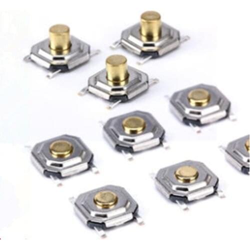 Lightly touch the button lightly touch the switch 4*4*1.5/3MM micro touch patch four feet waterproof copper head