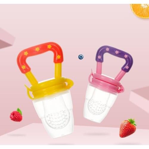 New Fresh Fruit Food Kids Nipple Feeding Safe Milk Feeder for Baby Pacifier Bottles Nipple Teat Nibbler Silicone Baby Bottle