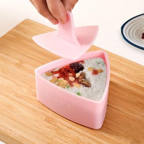 DIY Sushi Moulds Onigiri Rice Ball Food Press Triangular Sushi Maker Moulds Sushi Kit Japanese Cuisine Bento Accessories