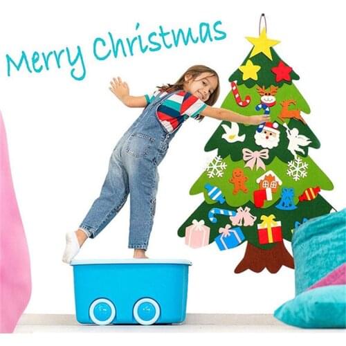 Felt Christmas Tree Kids DIY Toys Non-Woven Christmas Tree Decoration New Year Gifts Christmas Tree Christmas Gifts For Children