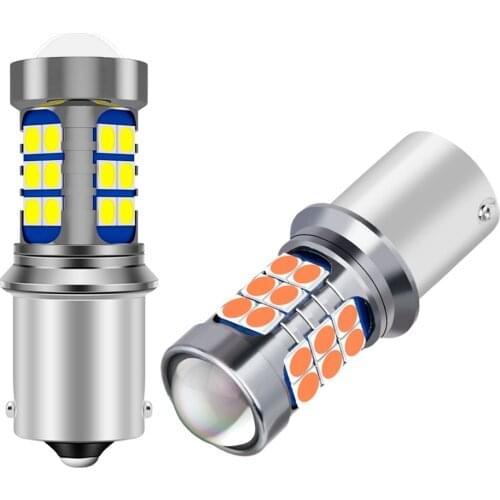2pcs 1156 BA15S 7506 P21W R5W Super Bright 3030 LED Car Brake Bulbs Turn Signals Auto Backup Reverse Lamp Daytime Running Light