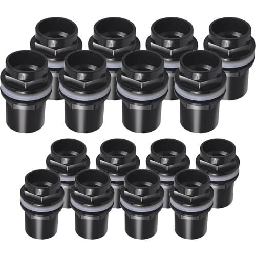 20/32mm Tube Pipe Joint Adapter Water Tube Adapter For Fish Tank 16 Pack