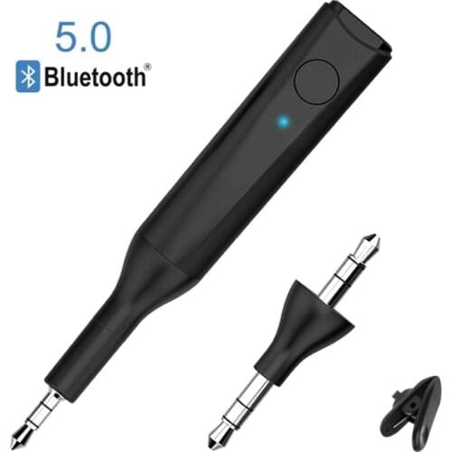 Bluetooth 5.0 Stereo Audio Adapter A2DP Hands Free Music Receiver For Car Music Headset Receiver