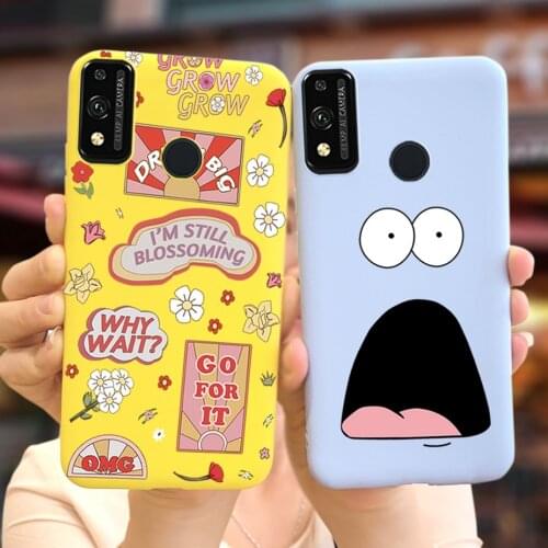 For Huawei Honor 9X Lite Case Cute Cartoon Cover Soft Silicone Phone Cases For Honor 9X Lite 9XLite Shockproof Bumper Full Coque