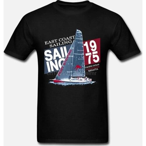 Summer Style T-Shirt Men Leisure Style Sail Boat Funny T Shirt Men Cotton Cotton Funny T Shirt6