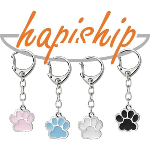 Hapiship Top New Hot Women/Mens Fashion Keychain Handmade Color Claws DIY Chains Key Rings Alloy Charms Gifts YSDJ313