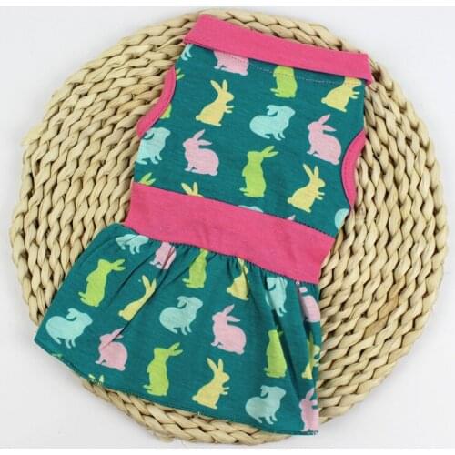 Summer Dog Dress Cute Girl Dog Clothing Cat Yorkie Clothes Chihuahua Puppy Apparel Small Dog Costume Maltese Poodle Pet Outfit