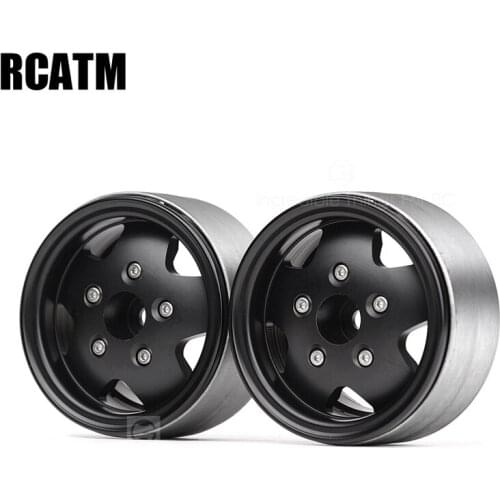 2pcs 1.9 Inch Metal Beadlock Wheel Hub For 1/10 RC Crawler Car TRX4 TRX6 G63 D90 D110 Axial SCX10 90046 TF2