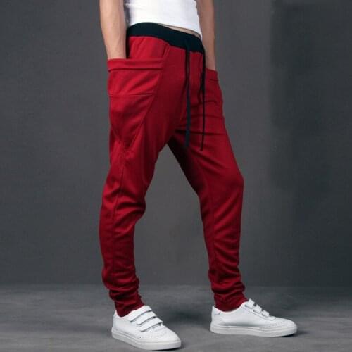 Hip Hop Mens Trousers Casual Men Pants Unique Big Pocket Harem Pants Quality Outwear Sweatpants Casual Mens Joggers TOP HERE