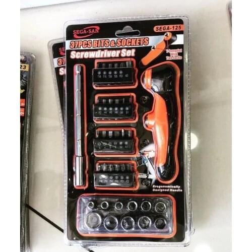 37 PCs Multifonksiyonel Screwdriver Set Mini Ratchet Socket Wrench 431620981
