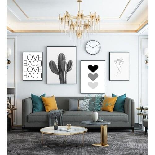 Wall Pictures for Living Room Minimalist Style Canvas Print Decorative Painting Nordic Wall Art Bedroom