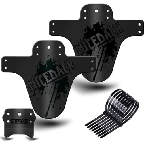 NICEDACK Bike Fender,Adjustable Front and Rear Compatible Mudguards,Fits 26",27.5",29"Fat Tire Bikes and All Disc Brake Bicycles
