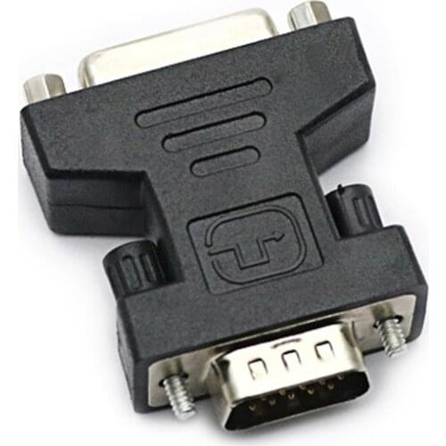 New DVI 24+5 Dual Link Female to VGA 15 Male Monitor Adapter Converter For HDTV