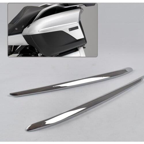 Side box trim strip, side panel storage box plating trim strip, suitable for BMW K1600GTL 2011-2018