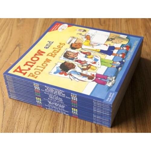 3-8 year Childrens English story book Learning to Get along picture book help child be reader early education book 15pc/set