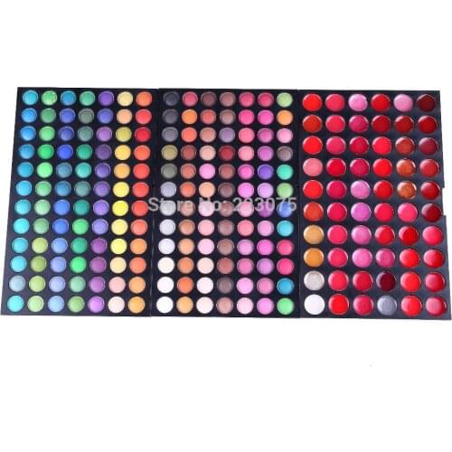 Pro 228 colors Makeup Pallette 60 lip gloss 168 colors eyeshadow Kit Beauty Cosmetic christmas gift girl friend