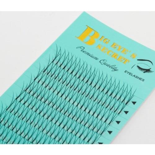 Big eyes secret LASHES 2D 3D 4D 5D 6D Long Stem Mega Volume Premade Fans Eyelash Extension