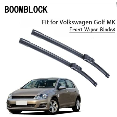 BOOMBLOCK 2PCS High Quality Front Windshield Wiper Blades For VW Golf 7 Volkswagen Golf 4 5 6 MK4 MK5 MK6 MK7 Accessories