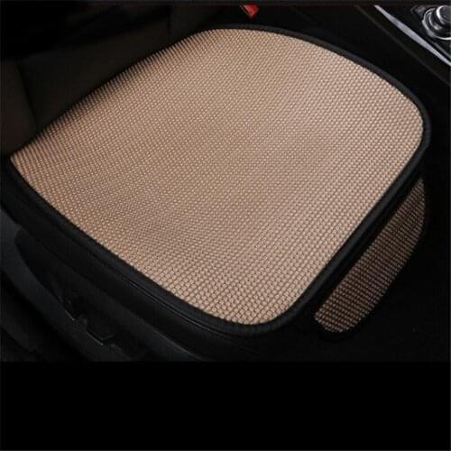 Universal Flax Car Seat Cover Seat Cushion Linen Fabric Seat Pad Protector Car Accessories Suitable for all car models