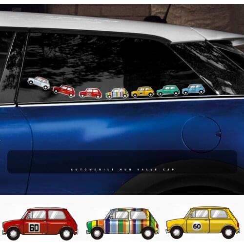 Exterior Small MINI Car Sticker Decals For Mini Cooper One JCW Countryman Clubman F55 F56 F60 R55 R56 R60 Car Accessories