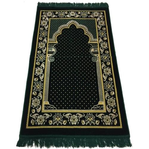 Dodya Lux Green Velvet Prayer Prayer rugs