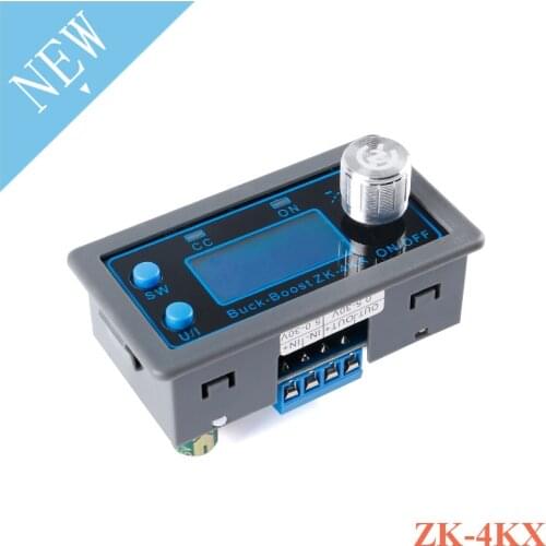 ZK-4KX CNC DC DC Buck Boost Converter CC CV 0.5-30V 4A Power Supply Module Adjustable Regulated For Solar Battery Charging