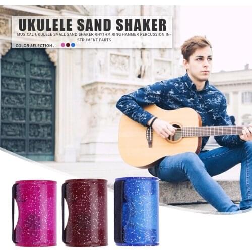 1pcs Glitter Finger Hammer Sand Shaker Acoustic Guitars Ukulele Rhythm Sand Bell Maracas Instruments Durable Musical Accessories