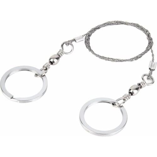 1PC Wire Saw Ring Scroll Stainless Steel Outdoor Practical Camping Hiking Hunting Climbing Emergency Survival Gear Tools Travel