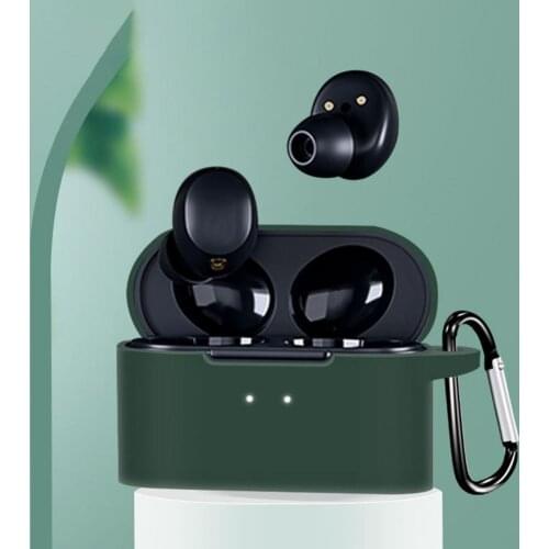 1pc Silicone Soft Case For QCY HT01 Headphone Earphone Protective Cover Case Solid Shockproof Headset Charging Box Shell