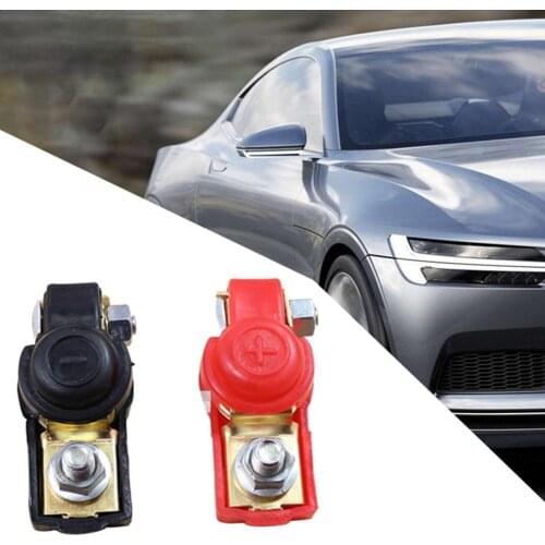 2Pcs Negative Positive Auto Car Boat Truck Van Battery Terminal Clamp Clips