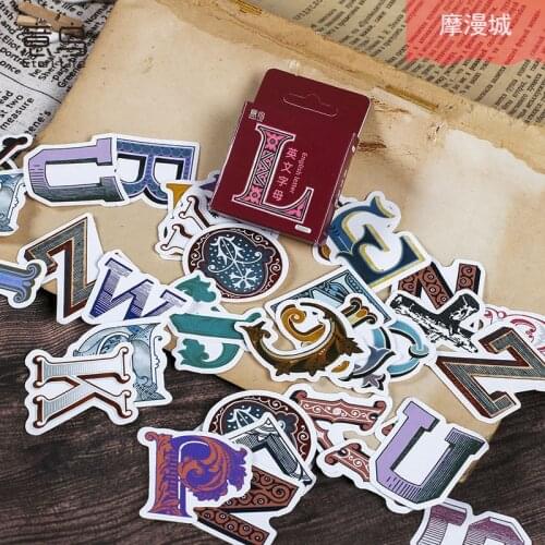20set/lot Kawaii Stationery Stickers English alphabet stickers Planner Decorative Mobile Stickers Scrapbooking