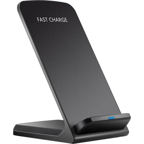 20W QI Wireless Charger Quick Charge 2.0 Fast Charging for iPhone 8 10 X XR Samsung S10 S7 S8 S9 2-Coils Stand 5V/2A & 9V/1.67A