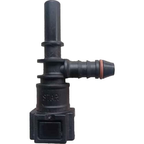 7.89 ID6 Auto Car Fuel Line Bundy Tee Hose Coupler Nylon Motorcycle Hose Coupler Quick Release Connect Connector Car Accessories