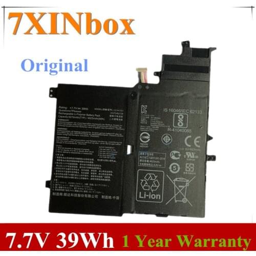 7XINbox 7.7V 39Wh Original C21N1701 Laptop Battery For Asus VivoBook S460UA K406UA S460U