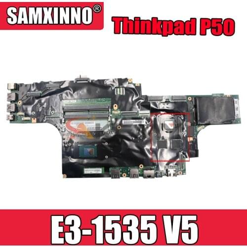 Akemy For Lenovo Thinkpad P50 Laptop Motherboard CPU E3-1535 V5 Tested 100% Working FRU 01AY388 01AY368 01AY378 01AY398 01AY379