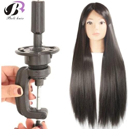 Free Shipping! 26" Mannequin Head Hair Yaki Synthetic Maniqui Hairdressing Doll Heads Professional Styling Head Wig Head