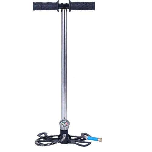 Fast Shipping Butterfly Base 4500PSI Hunting Pcp Pump 300bar Stainless Steel Three Stage Paintball Air Pump