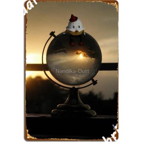 Humpty Dumpty Sat On The World Metal Signs Club Party Club Bar Printing Wall Decor Tin sign Posters