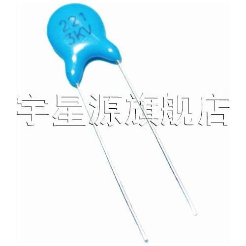 3KV Directly insert high - voltage porcelain capacitor 3000V 15P/221K/102M/222M/472M/103M 10%20%(20PCS)