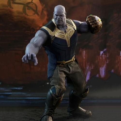 MMS479 For Collection 1/6 Scale Full Set Super Strong Muscle Thanos 2.0 Station Solider Action Figure Model for Fans Gifts
