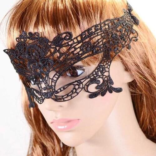 Fashion Sexy Lace Blindfold Show Masquerade Mask Cosplay Alternative Clothing Adult Products Womens Erotic Accessories 2021 New