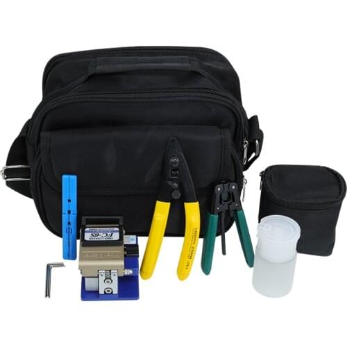 YOUYSI Fiber Optic Cold Splice Hot Melt FTTH Tool Set kit Optical Power Meter All-in-one Machine Wire Clamp Miller Clamp Cleaver